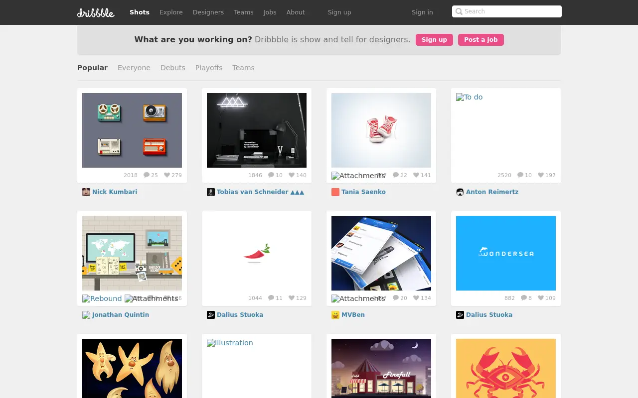 dribbble.com on July 1, 2013