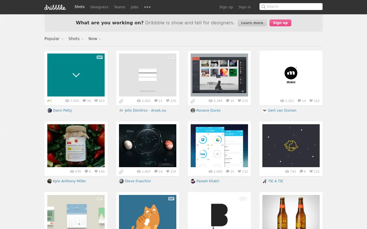 dribbble.com on June 30, 2014