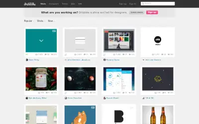 dribbble.com in 2014