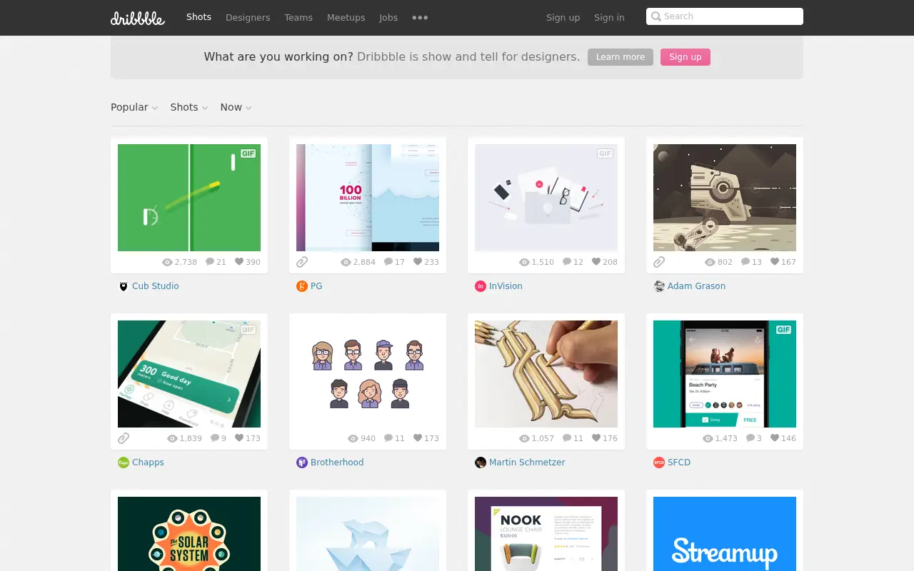 dribbble.com on June 30, 2015