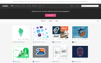 dribbble.com in 2017