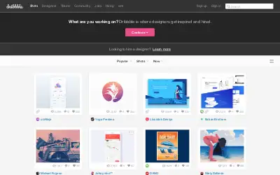 dribbble.com in 2018