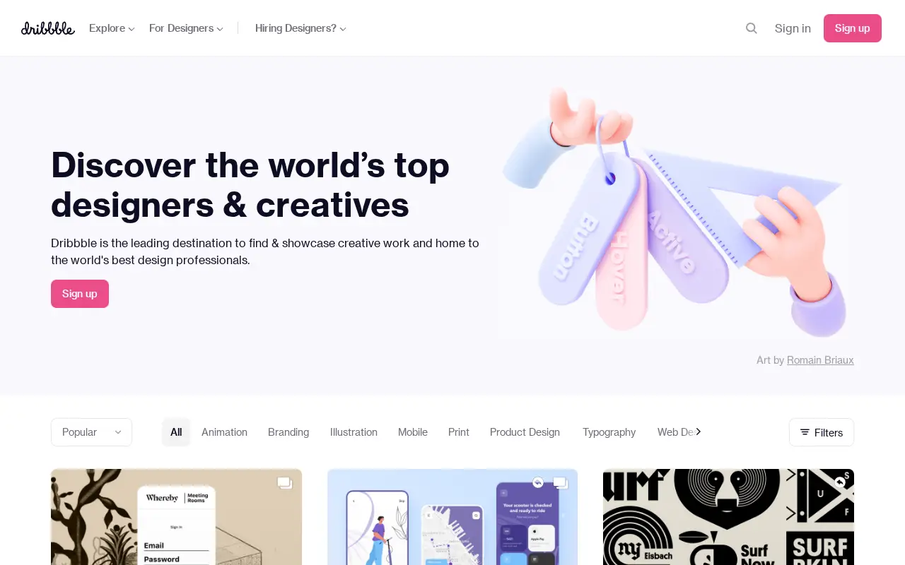 dribbble.com on June 30, 2020