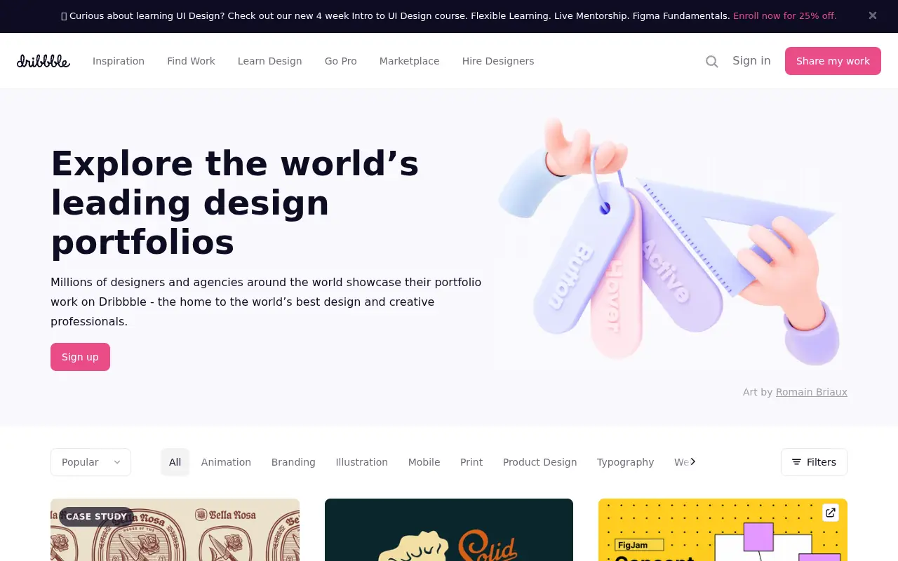 dribbble.com in 2022