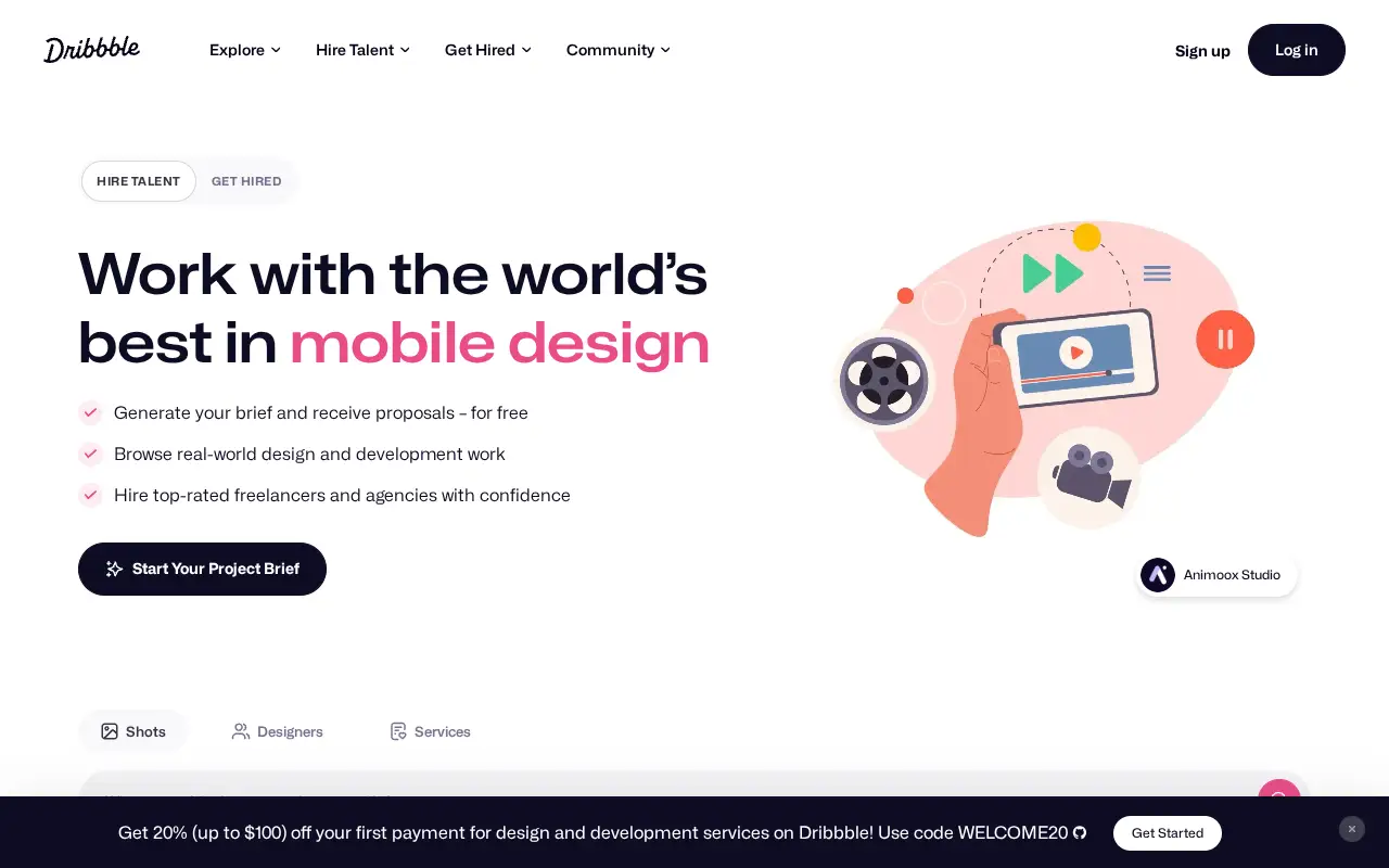 dribbble.com in 2026
