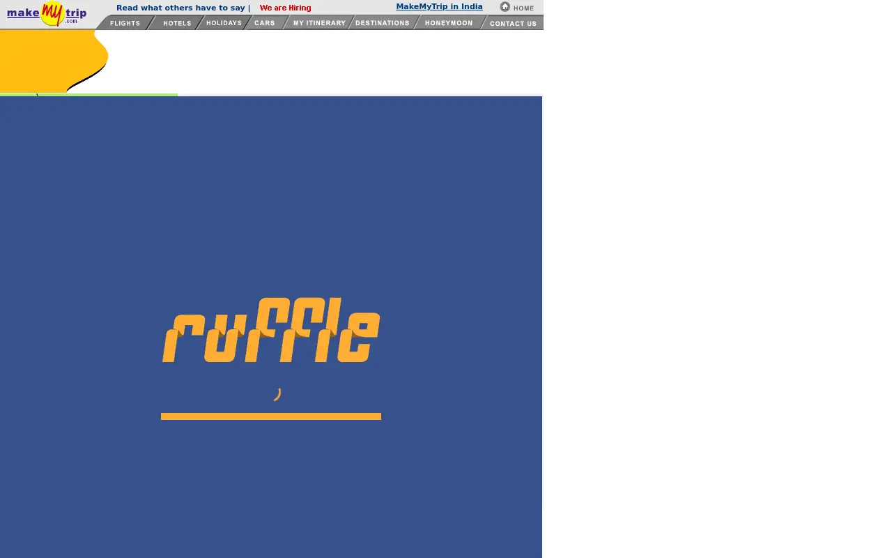 makemytrip.com on July 2, 2006