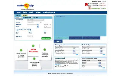 makemytrip.com in 2008