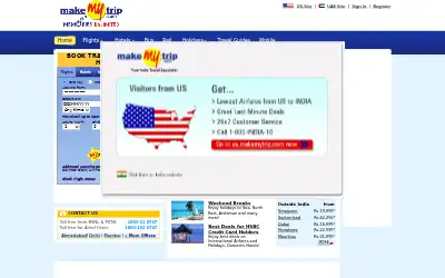 makemytrip.com in 2009