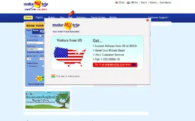 makemytrip.com in 2010