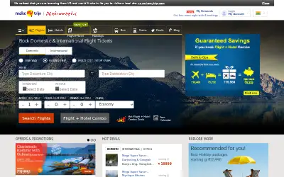 makemytrip.com in 2015