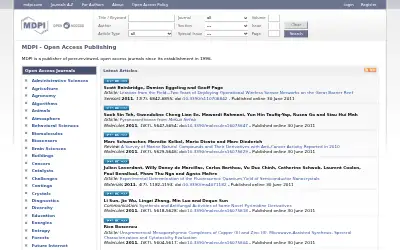 mdpi.com in 2011