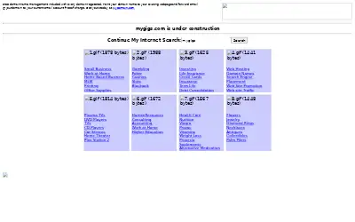 mygigs.com in 2001