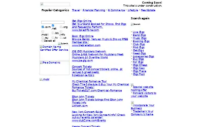 mygigs.com in 2007
