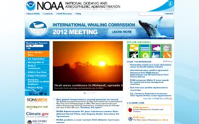 noaa.gov in 2012