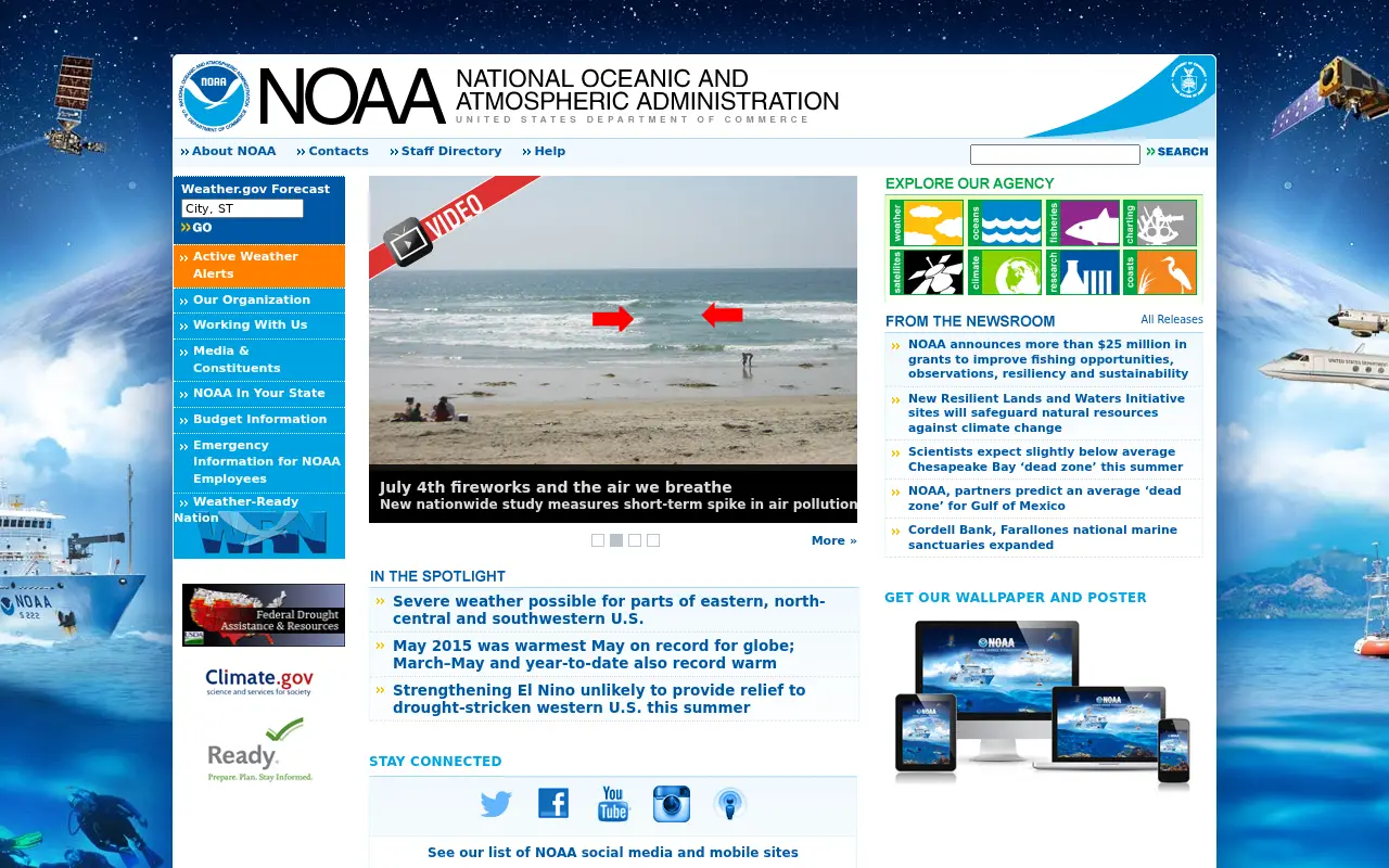 noaa.gov in 2015