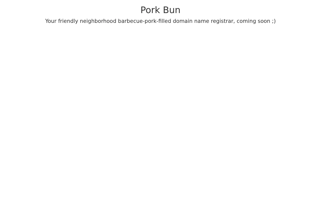 porkbun.com on December 18, 2014
