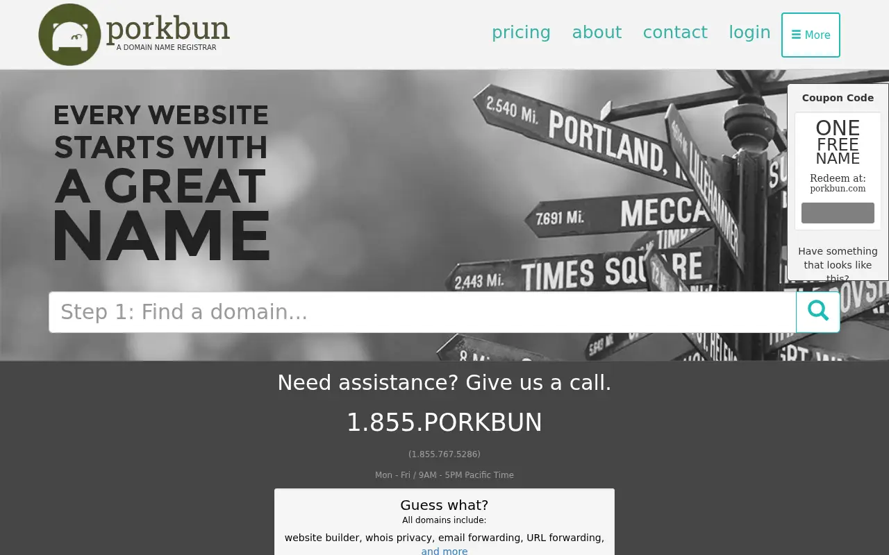 porkbun.com on April 29, 2016