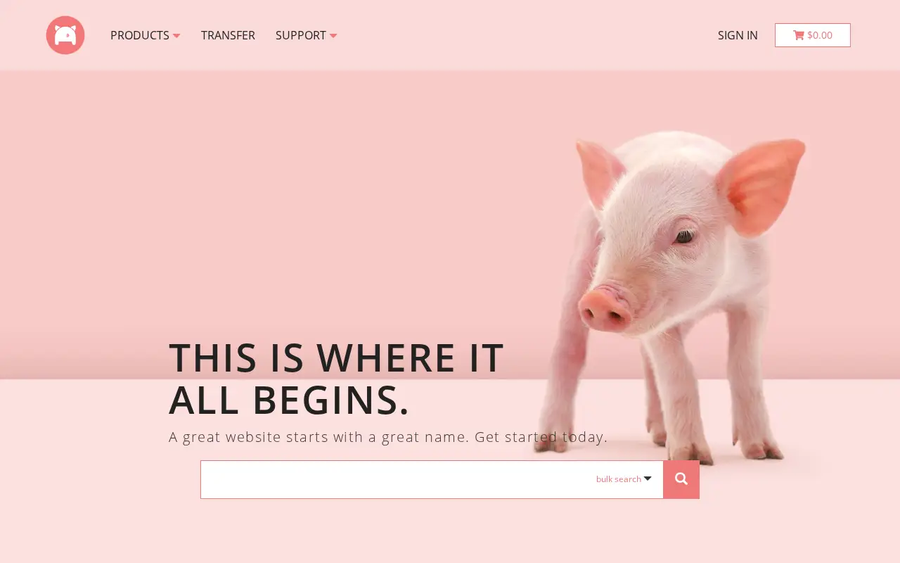 porkbun.com on June 27, 2018
