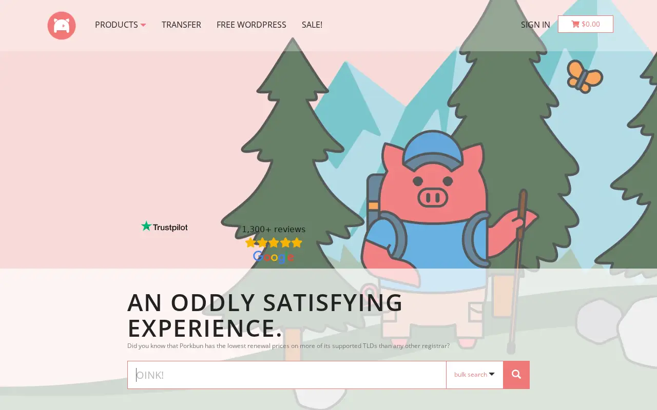 porkbun.com on July 1, 2021