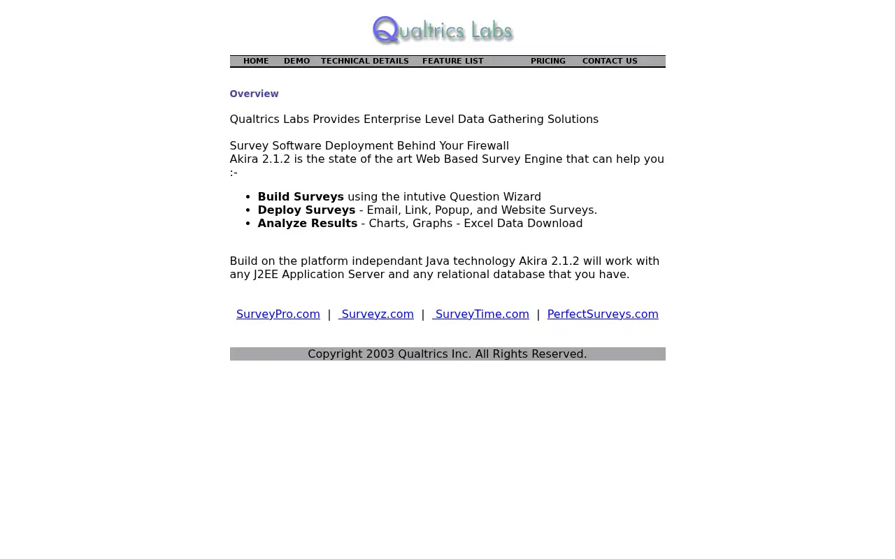 qualtrics.com in 2003
