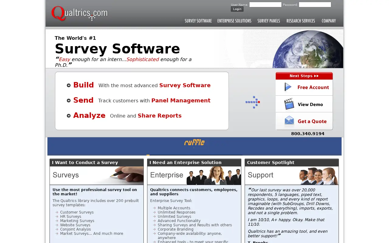 qualtrics.com in 2008