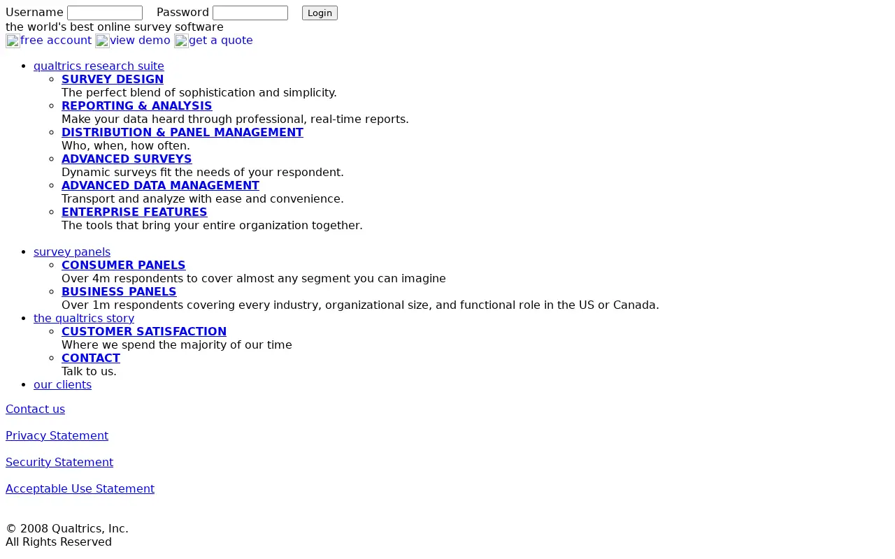 qualtrics.com in 2009