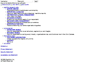 qualtrics.com in 2009