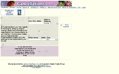 accuweather.com in 2001
