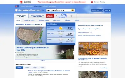 accuweather.com in 2013