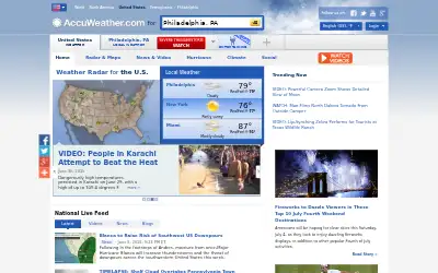 accuweather.com in 2015