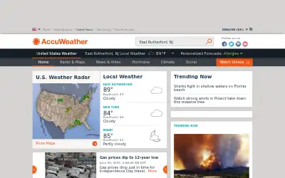 accuweather.com in 2017