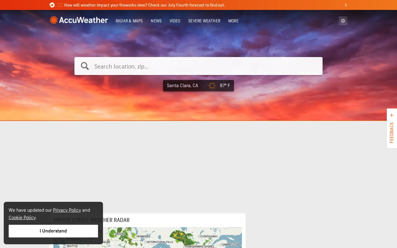 accuweather.com in 2020
