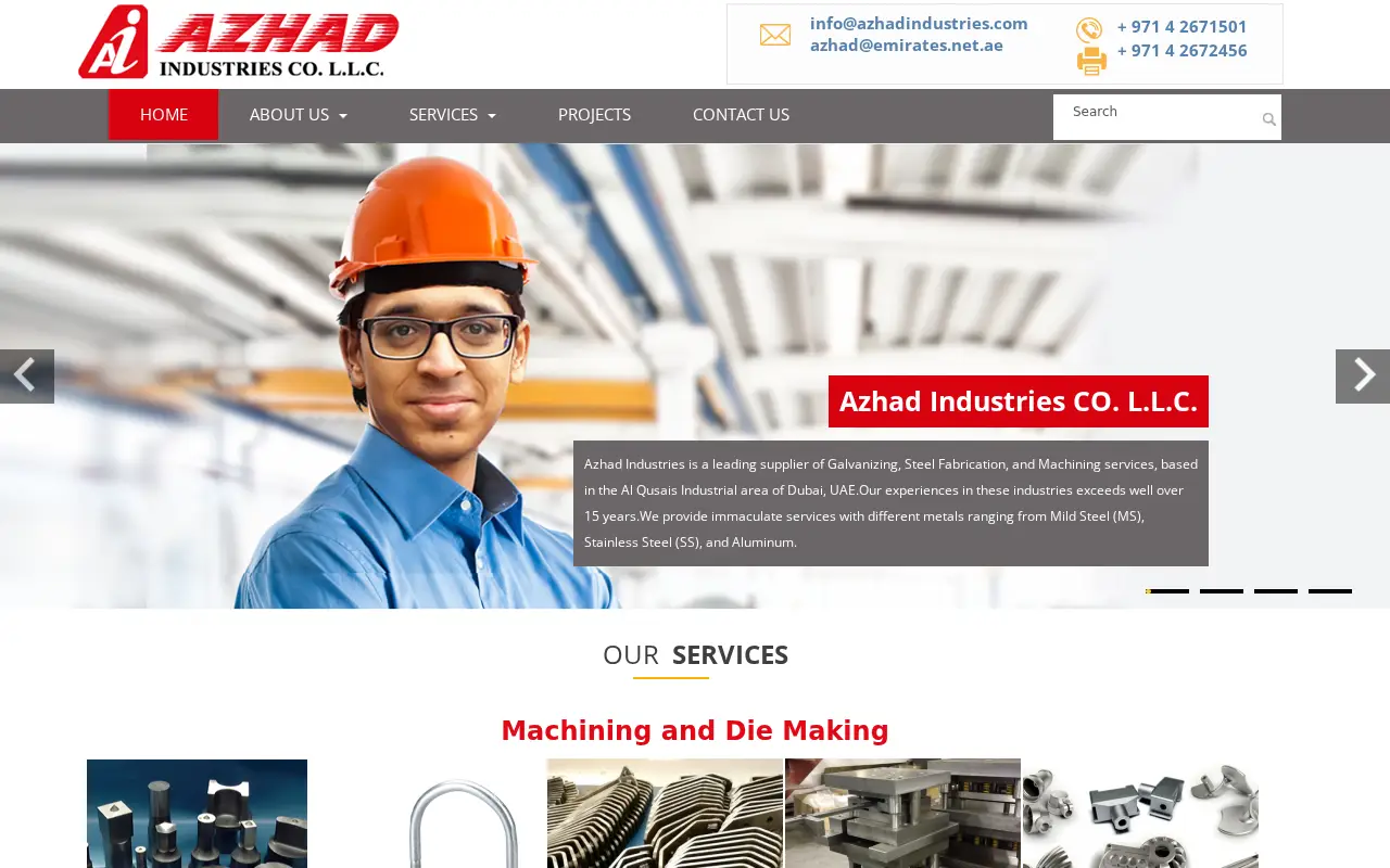 azhadindustries.com in 2021