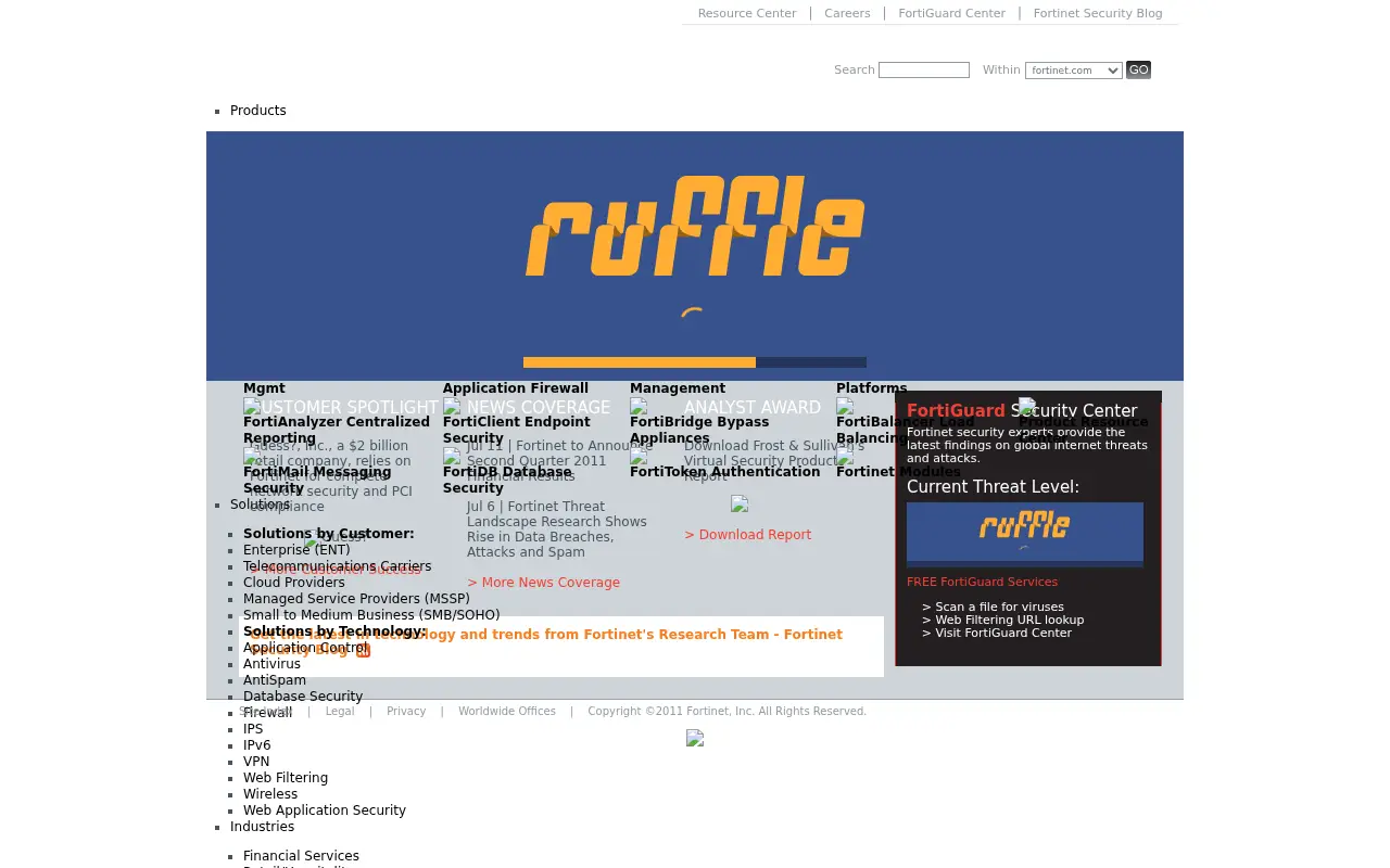 fortinet.net in 2011