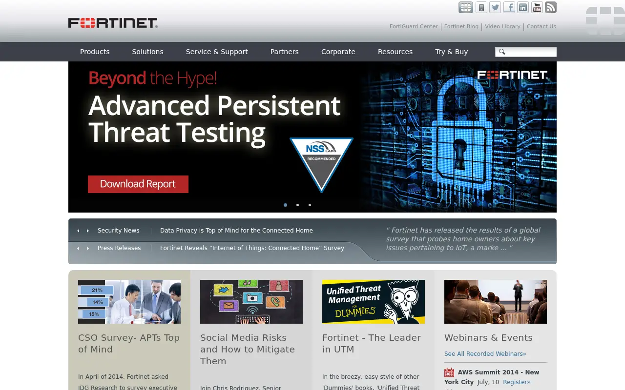 fortinet.net in 2014