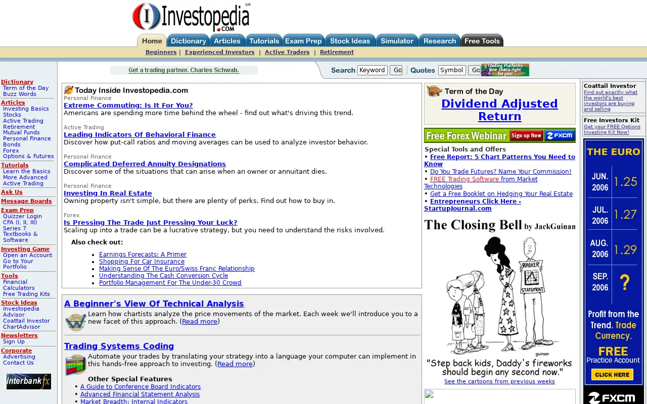 investopedia.com in 2006