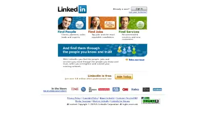 linkedin.com in 2005