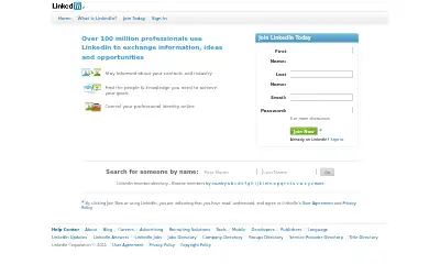 linkedin.com in 2011