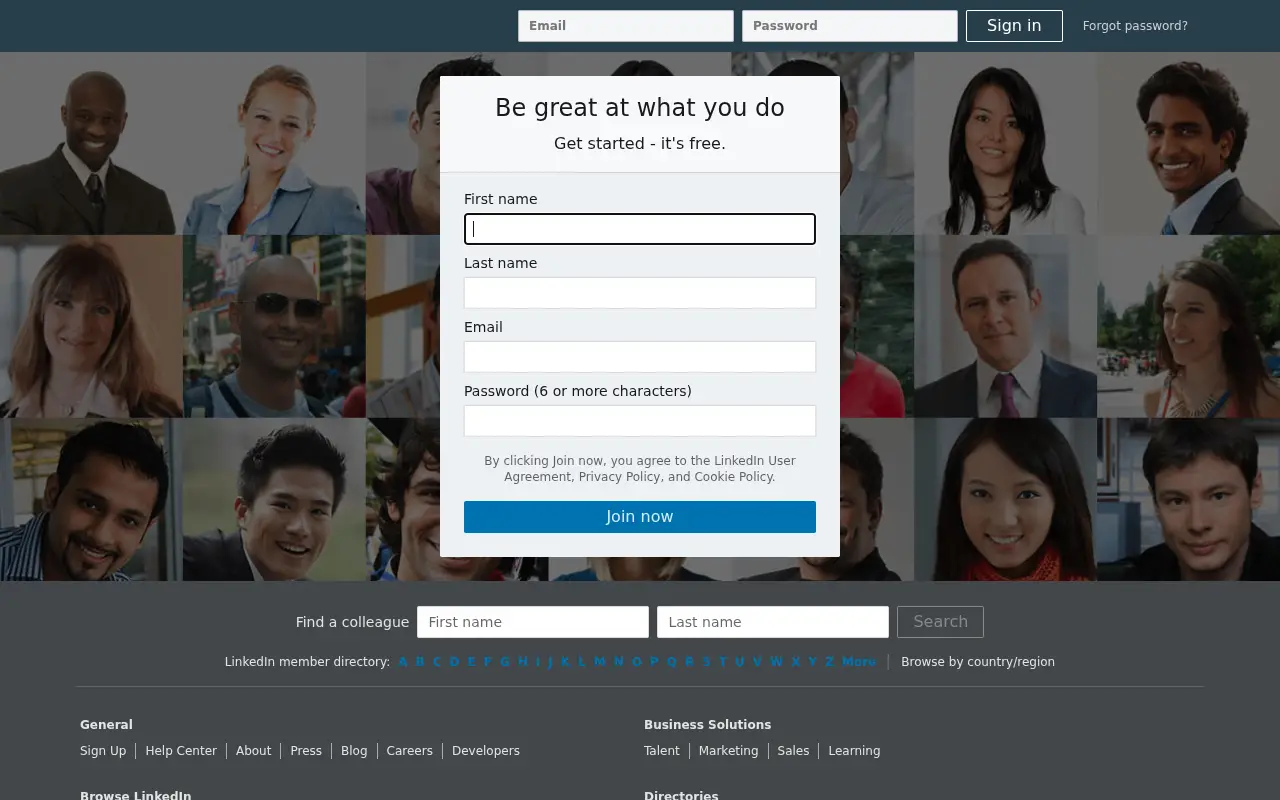 linkedin.com in 2018