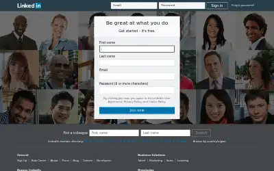 linkedin.com in 2018
