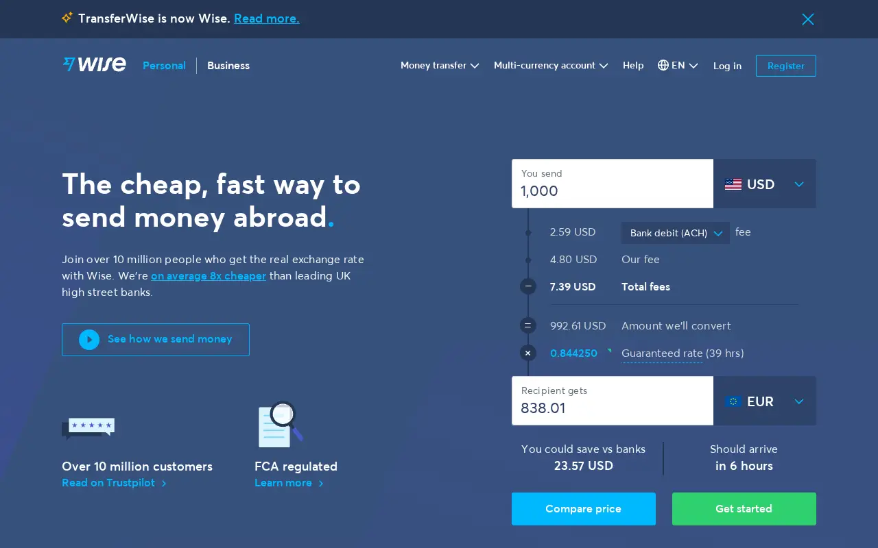 wise.com in 2021