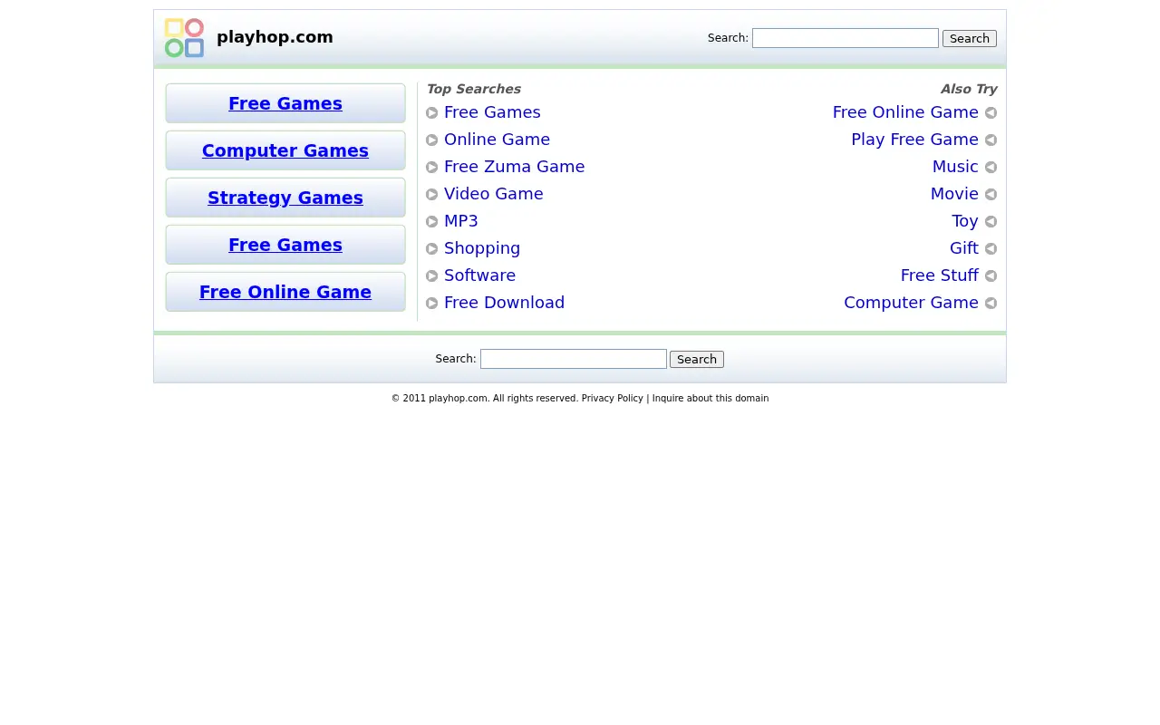 playhop.com in 2011