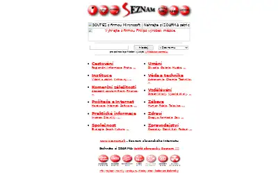 seznam.cz in 1997