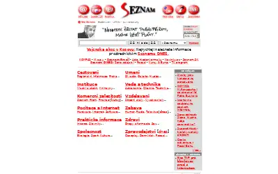 seznam.cz in 1999