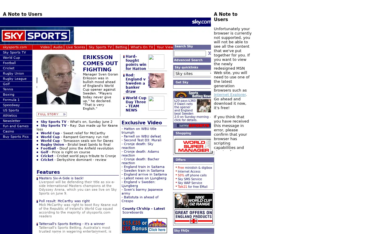 skysports.com in 2002