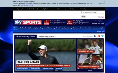 skysports.com in 2013