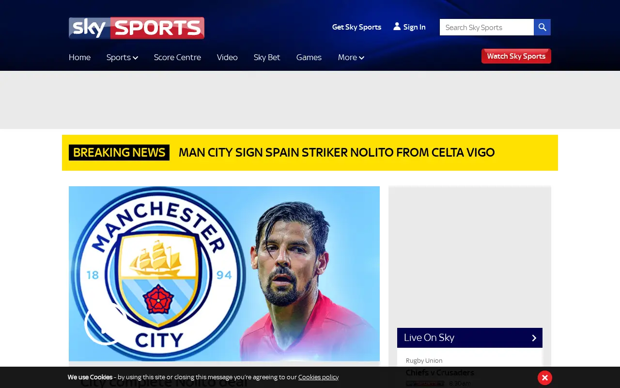 skysports.com in 2016