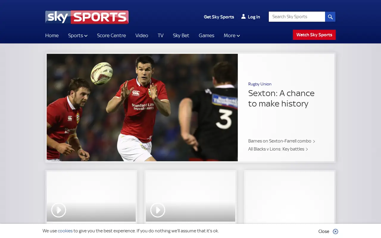 skysports.com in 2017