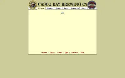 cascobaybrewing.com in 2005