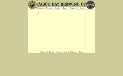 cascobaybrewing.com in 2009